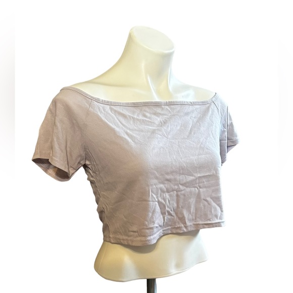 OFF the  shoulder crop top - Picture 2 of 6